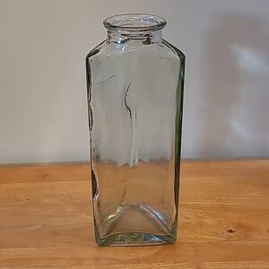 GAOMI Vintage Triangular Glass Vase Bottle Canister